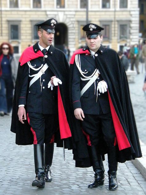 Men In Uniform | Flickr - Photo Sharing! Italian Police, Police Uniforms, Army Uniform, Uniform Design, Military Police, Men In Uniform, Military Uniform, Fantasy Fashion, Italian Fashion