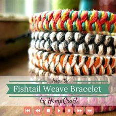Hemp Bracelet Diy, Hemp Bracelet Patterns, Hemp Crafts, Fishtail Bracelet, Craft Hacks, Diy Bracelets With String, Hemp Bracelet, Hemp Jewelry, Hemp Bracelets