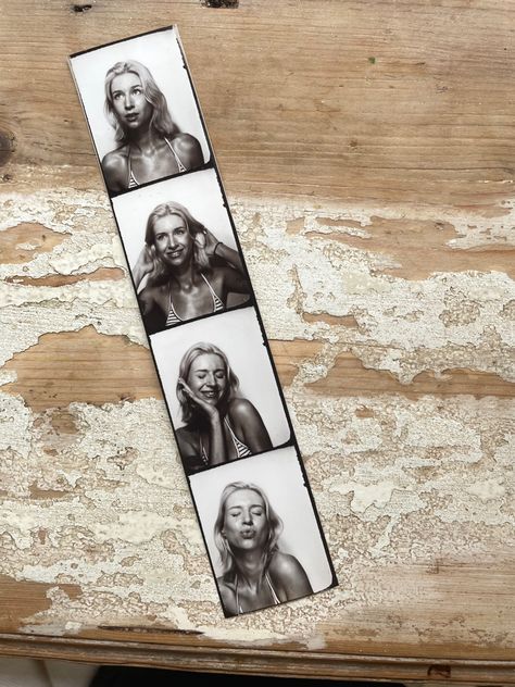 black and white photobooth-pictures of a woman Aesthetic Photobooth, Photobooth Aesthetic, Analog Photography, Print Ideas, Photography Aesthetic, Dream Girl, Valentines Day Party, Girls Dream, Photo Inspo