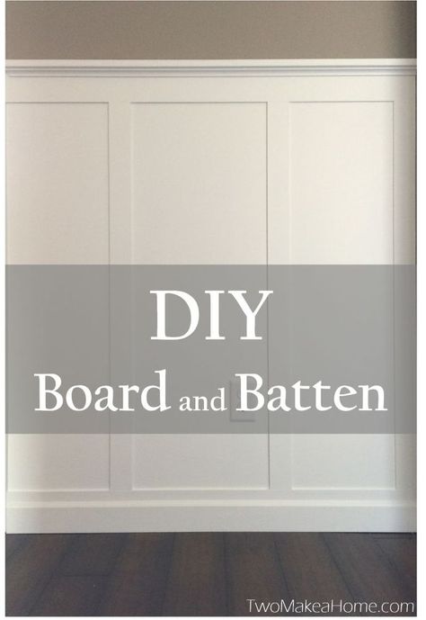 Foyer Decorating, Board And Batten Foyer, Diy Board And Batten, Front Entryway, Chair Rail, Board And Batten, Wainscoting, Big Time, Diy Home Improvement