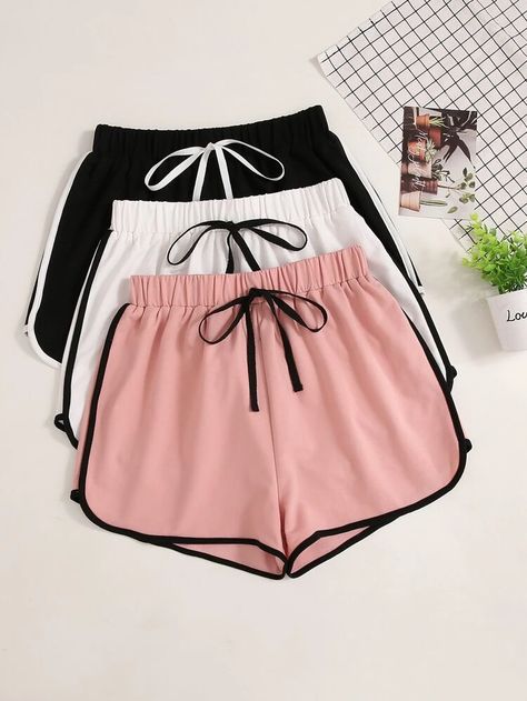 Cute Sports Shorts, Cute Shorts For Girls, Women’s Shorts, Cute Shorts Outfits Summer, Girls Shorts Outfits, Womans Shorts, Summer Shorts Women, Cotton Shorts Women, Shorts Aesthetic