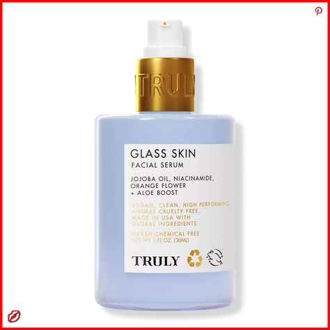 Discover the Best Skincare Products for Flawless Skin 💯 Truly Glass Skin, Truly Serum, Preppy Serum, Serum For Glowing Skin, Truly Beauty, Good Skincare, Greasy Skin, Firm Skin, Skin Facial