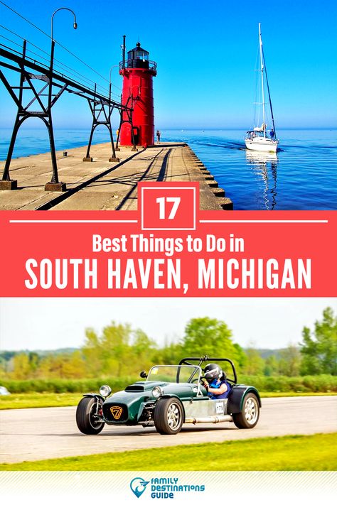 South Haven Michigan Beach, Grand Haven Michigan Things To Do, Things To Do In South Haven Mi, Southern Michigan Travel, South Haven Michigan Things To Do In, Michigan Day Trips, Michigan Beach Towns, Michigan Travel Destinations, Midwest Summer