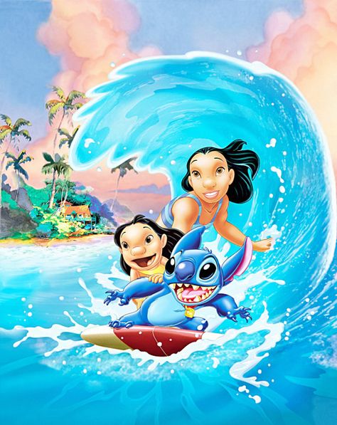 Lilo I Stitch, Lilo And Stitch 2002, Lilo And Stitch Movie, ليلو وستيتش, Stitch Movie, Disney Poster, Disney Movie Posters, Walt Disney Characters, Lilo Et Stitch