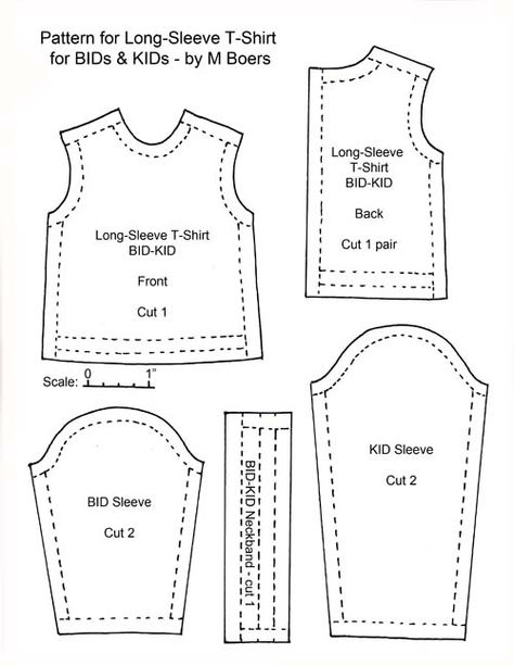 Picture Our Generation Doll Clothes, Long Sleeve Shirt Pattern, Crea Cuir, Shirt Patterns For Women, T Shirt Sewing Pattern, Shirt Sewing, Doll Clothes Patterns Free, Dolls Clothes Diy, American Girl Doll Clothes Patterns