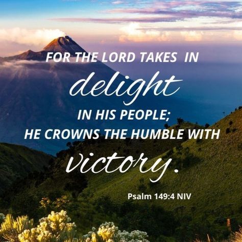 Psalms 149:4 Bible Quotes, Psalms, Psalm 149, Psalm Scriptures, Powerful Bible Verses, Quotes Wallpaper, Praise God, Scripture Quotes, Word Of God