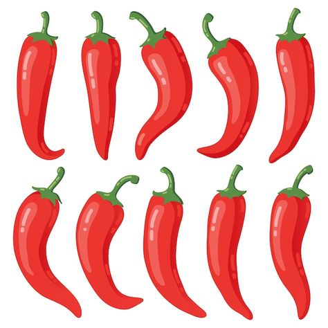 Chili Pepper Clipart, Mexican Peppers, Mexican Chilli, Inspiration Draw, Wine Jelly, Mexican Chili, Chilli Peppers, Chili Red, Red Chili Peppers
