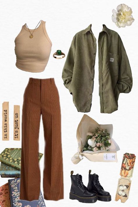 Amazing Outfit Drawing Ideas Inspiration Venus Virgo Outfits, Outfit Inspo For Mid Size Women, How Many Clothes Do I Need Women, 00s Mode, Capsule Wardrobe Casual, Boho Styl, Academia Outfit, Academia Outfits, Earthy Outfits