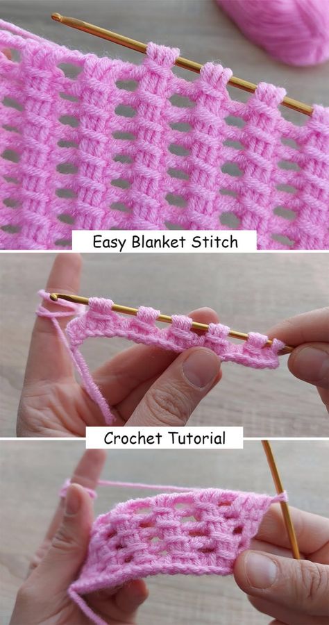 Easy Crochet Blanket Stitch Patterns For Beginners Crochet Blanket Stitch, Crochet Blanket Stitch Pattern, Sewing Patterns Free Women, Knit Top Patterns, Crochet Knit Blanket, Diy Crafts Crochet, Tunisian Crochet Patterns, Tunisian Crochet Stitches, Crochet Slipper Pattern