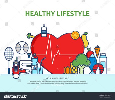 Posters About Health, Health For All Poster Making, Heart Health Poster Ideas, Health Campaign Poster Design, Healthy Lifestyle Poster Drawing, Poster Making Health, Poster About Healthy Lifestyle, Healthy Lifestyle Drawing, Consumer Health Poster