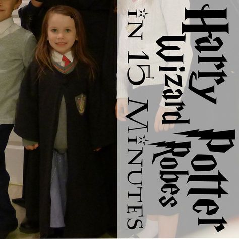 Pieces by Polly: DIY Harry Potter Costume - Hogwarts Student Costume Harry Potter Costume Diy, Harry Potter Robes, Harry Potter Valentines, Wizard Robes, Diy Harry Potter, Hogwarts Acceptance Letter, Festa Harry Potter, Harry Potter Cosplay, Anniversaire Harry Potter