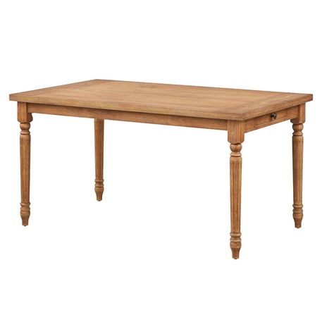 Dining table with bench