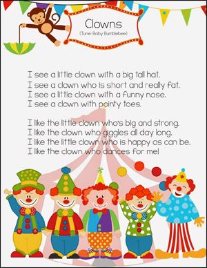 Teaching Kids To Read with Shared Reading: Part 1—with FREE download! Circus Books For Kids, Circus Songs, Circus Preschool, Circus Week, Circus Theme Preschool, Preschool Circus, Circus Activities, Theme Carnaval, Circus Crafts