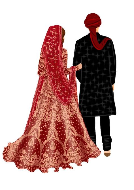 Bride and groom Mehndi Bride Illustration, Nikah Illustration, Muslim Couple Illustration Wedding, Muslim Wedding Caricature, Muslim Bride And Groom Cartoon, Indian Wedding Couple Illustration, Wedding Caricature Couple, Indian Wedding Illustration, Bride Groom Illustration