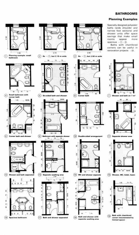 تصميم دورة مياه, Small Bathroom Plans, Toilet Plan, Bathroom Layout Plans, Toilet And Bathroom Design, Bathroom Construction, Wohne Im Tiny House, Small Bathroom Layout, Bathroom Layouts