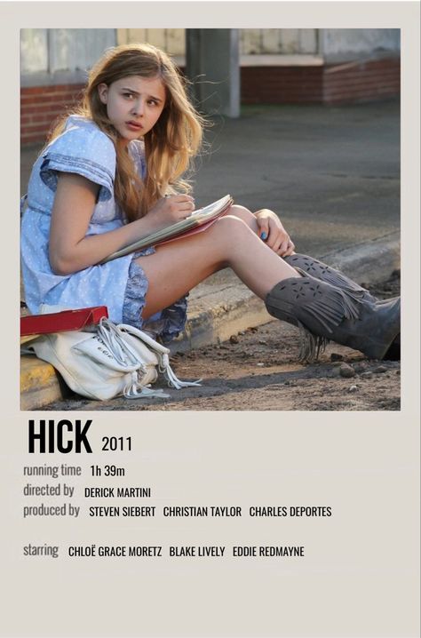 Hick Movie Aesthetic, Hick Film, Believe Me Movie, Hick Movie, Polaroid Movie Poster, Girls Night Movies, Old Posters, Movies To Watch Teenagers, Movie Recommendations