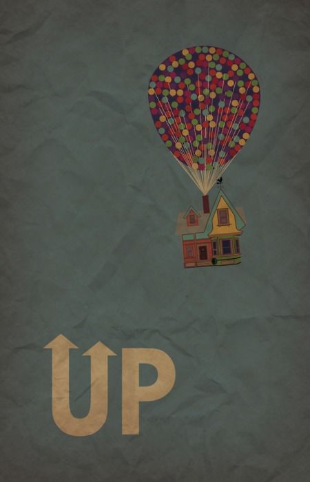 Up by raminik Manifesto Film, Poster Grafico, Up 2009, Poster Shop, Minimal Poster, Minimal Movie Posters, Poster Minimalist, Movie Posters Minimalist, Alternative Movie Posters