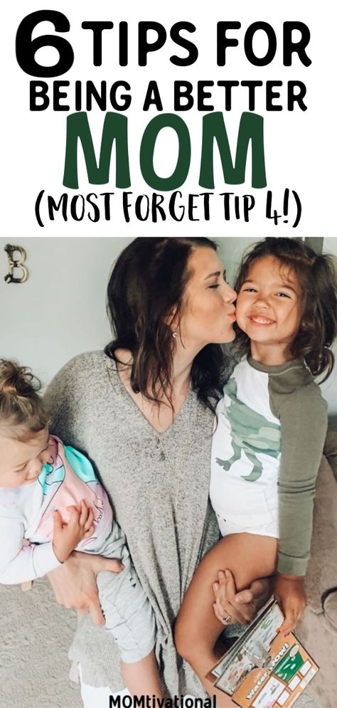 6 Simple Ways To Be A Better Mom TODAY! Learn how to be present in your child's life. How to be a more present mother. Little tips and tricks for being a happier, calmer mom. Being a new mom can be hard! Dealing with toddlers and newborns is difficult but these motherhood hacks will help you be the best parent you can! #motherhood #mom #newmom #momtips #parenting Be A Better Mom, How To Be Single, Better Mom, Motherhood Inspiration, Mom Life Hacks, Better Parent, Be Present, Parenting Skills, Mom Hacks