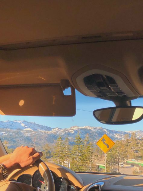 mountain views #goldenhour #driving #aesthetic People Driving Aesthetic, Nature, Driving In The Mountains, Driving Through Mountains Aesthetic, Mountain Drive Aesthetic, Car Drive Aesthetic Day, Getting License Aesthetic, Vision Board Driving, Travel Car Aesthetic