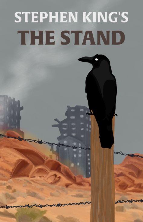 The Stand Stephen King Art, Stephen King Book Covers, Dark Tower Tattoo, The Stand Stephen King, Crows And Ravens, Tower Tattoo, Grafic Novel, Crow Movie, Future Library