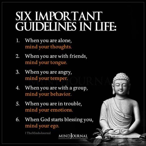 Six Important Guidelines In Life When You Are Alone Angry Mind Quotes, Important Quotes About Life, Buddhism Beliefs, Spiritual Seeker, Mind Management, Smart Goals Examples, Ambition Quotes, Good Vibes Quotes, Vibes Quotes