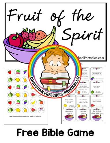 Fruits of the Spirit Game Montessori, Fruit Of The Spirit Games, Fruit Of The Spirit Lessons, Spirit Game, Galatians 5 22 23, Christian Preschool, The Fruit Of The Spirit, Bible Story Crafts, Bible Printables