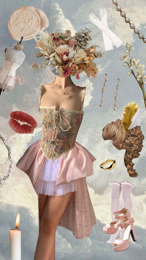 1700s Halloween Costume, Rococo Themed Party Outfit, Victorian Costume Diy, Rococo Costume Diy, Mary Antoinette Aesthetic, Modern Marie Antoinette Fashion, French Halloween Costume, Mary Antoinette Costume, Marie Antoinette Nails