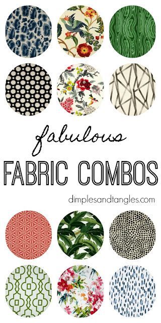 PATTERN MIXING FABRIC COMBOS | Dimples and Tangles | Bloglovin’ Patchwork, Mixing Fabrics Patterns, Dimples And Tangles, Cheap Living Room Sets, Fabric Board, Fabric Combinations, Patterned Fabric, Trendy Bedroom, Furniture Fabric