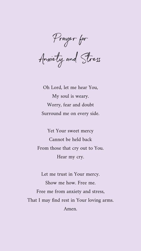 Prayers For When You Feel Angry, Prayers For Nervousness, Prayer For Finals Week, Prayers For Calmness, Pray For Good Health Quotes, Bible Verse About Not Stressing, Prayers About Worrying, Prayers For Stressful Work, Prayers To Calm The Mind