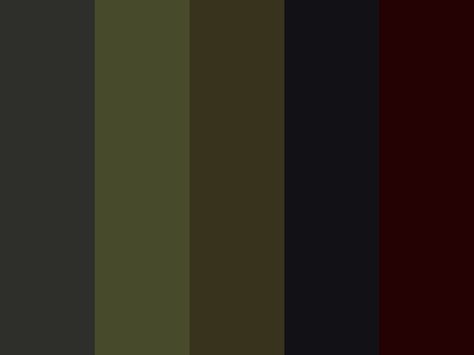 "Graveyard Zombie" by rycz Green Natural Color Palette, Alt Color Palette, Southern Gothic Color Palette, Grunge Pallete, Goth Wedding Color Palette, Apocalypse Color Palette, Dull Colors Palette, Zombie Color Palette, Edgy Color Palette