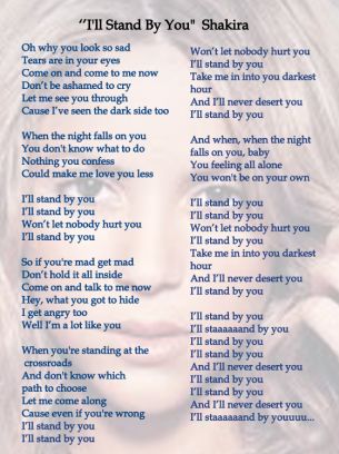 Music Sheets: I'll Stand by You. Love Rhianna's music? This template shows lyrics for her track "i'll stand by you". Browse our wide collection of music sheets. Simply download and print. Feel free to repin and share! Free Printable Sheet Music, Hymns Lyrics, Great Song Lyrics, Rhymes Songs, Song Words, Song Lyric Quotes, Music Quotes Lyrics, Me Too Lyrics, Gospel Song