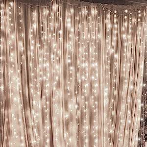 8 modes settings--combination, in waves, sequential, slogs, chasing/flash, slow fade, twinkle/flash, and steady on. Easy Decorations, Led Window, Christmas Wedding Party, Led Curtain Lights, Star String Lights, Curtain String Lights, White String Lights, Led Curtain, Fairy Lights Bedroom