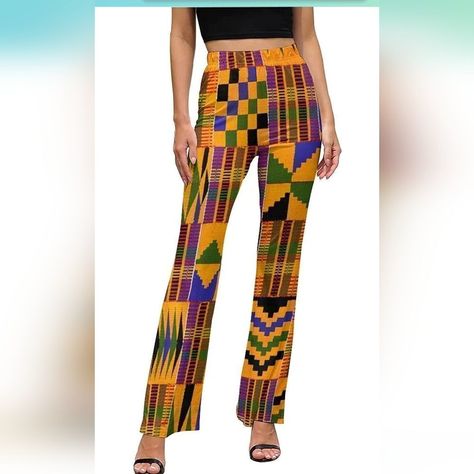 Baikutouan Women African Kente Cloth Ethnic Art Pattern Print Yoga Pants Stretch 95% Polyester, 5% Spandex. Closure Type Elastic Rise Style Low Waist About This Item Material:High Quality,95% Polyester And 5% Spandex,Soft,Smooth,Skin-Friendly,Loose And Comfortable. Design:Our Women Pants Design With ,Stretch Elastic Low Waist.Each Pants Design With Unique Pattern Printed On Its,Let You Looks Eye Catch And Elegant. The Pair For Women Is Casual Style Great For Daily Wearing.Suitable For Various Occasions,Such As Daily,Beach,Dating,Party,Street Wear,Sleep Wear,Dressing For Doing Yoga Or Do Other Sports. Print Causal Pants Low Waist,Casual Yoga Long Pant Loose Fit Casual Pants Comfy Fas Women Pants Design, Pants Low Waist, Pattern Yoga Pants, Under Armour Sweatpants, Lululemon Joggers, Printed Yoga Pants, Kente Cloth, Cropped Joggers, Ethnic Art