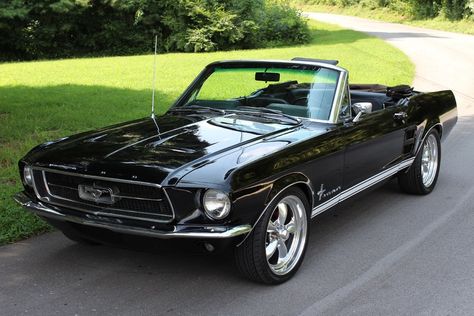 1967 Mustang Convertible. Just like my first car except mine was traditional Mustang Red 1967 Mustang Convertible, Mustang 67, 67 Ford Mustang, Mercedes Auto, 67 Mustang, Black Mustang, 1967 Mustang, Old Vintage Cars, Classic Mustang