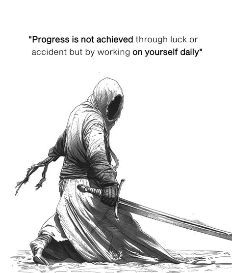 Achieving progress isn't merely a result of luck or chance, rather, it stems from the commitment to continuous self-improvement. By investing time each day to cultivate new skills and expand knowledge, we steadily inches closer to our goals. The consistent and dedicated effort that we put into improving ourselves is crucial for achieving meaningful progress. It's the daily commitment to personal growth that paves the way for real success. • • Wefomb Meaning - "The quality of achieving goa... Personal Improvement Quotes, Self Improvement Aesthetic, Scholar Quotes, Anime Fitness, Expand Knowledge, Good Man Quotes, Martial Arts Quotes, Improvement Quotes, Leadership Quotes Inspirational