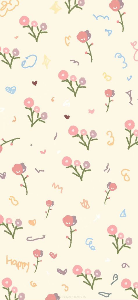 Wallpaper Wa, You Miss Me, Pretty Wallpapers Tumblr, Cocoppa Wallpaper, Pola Kartu, Vintage Flowers Wallpaper, Iphone Wallpaper Kawaii, Floral Wallpaper Phone, Wallpaper Flower