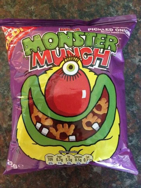 monster munch Snacks, Monster Munch, Childhood Days, Big Bag, Chip Bag, Pickles, Gum, Snack Recipes, Chips