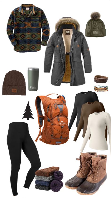 Hiking Boots Outfit Winter, Womens Hiking Boots Outfit, Granola Girl Winter, Outdoor Style Women, Boots Outfit Winter, Outdoorsy Outfits, Womens Hiking Boots, Hiking Boots Outfit, Womens Hiking