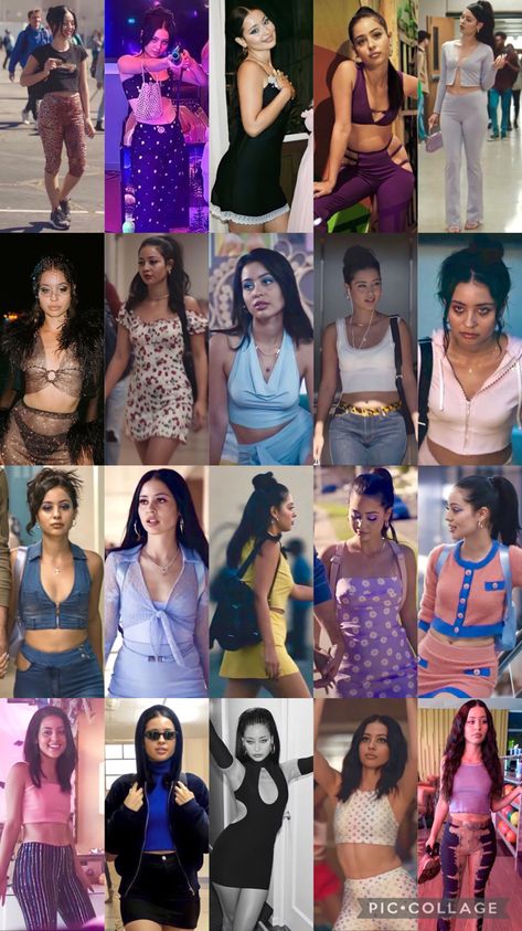Maddie Perez Outfits, Euphoria Clothing, Euphoria Fashion, Style Analysis, Tv Show Outfits, Movies Outfit, Popular Outfits, Disco Party, Outfits Verano