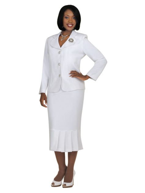 Usher Uniforms, Suits, Dresses First Lady Fashion, Skirt Suits For Women, First Lady Church Suits, Cutout Skirt, Ladies Dress Hats, Modern Church, Women Church Suits, Plus Size Suits, Church Fashion