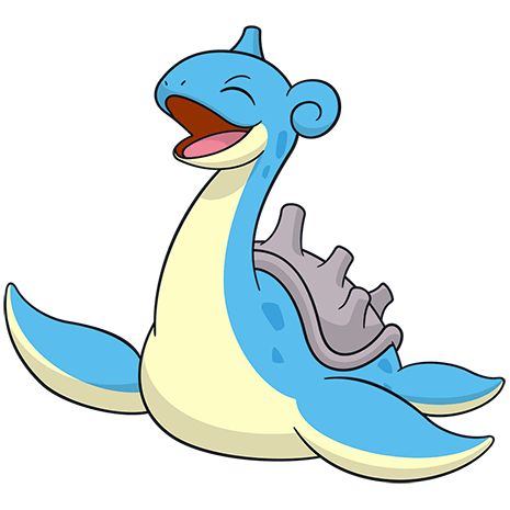 Lapras Drawing, Shitennoji Temple, Easy Pokemon Drawings, Pokemon Lapras, Easy Pokemon, Pikachu Drawing, Pokemon Project, Water Pokémon, Pokemon Regions