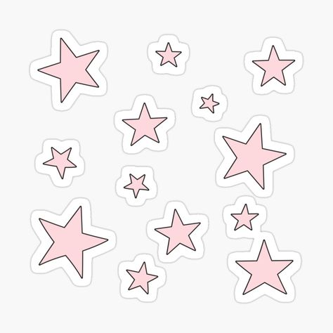 Get my art printed on awesome products. Support me at Redbubble #RBandME: https://www.redbubble.com/i/sticker/cute-pink-pack-of-stars-by-Pastel-PaletteD/50915084.JCQM3?asc=u Design, Models, Pink, Stars, Cute Pink