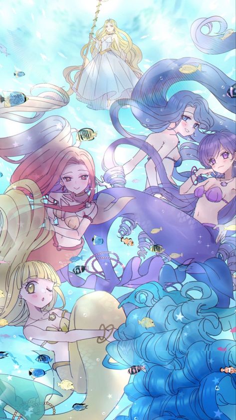 Mermaid Melody Pichi Pichi Pitch Wallpaper, Pichi Pichi Pitch Aesthetic, Mermaid Anime Art, Pitchi Pitchi Pitch, Mermaid Melody Wallpaper, Mermaid Anime, Sailor Mini Moon, Melody Wallpaper, Mermaid Pose