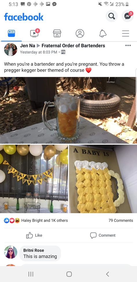 Pregger Kegger Food, Diaper Keg Party Ideas Food, Pregger Kegger Ideas, Beer Themed Baby Shower Ideas, Diaper Keg Party Ideas, Mens Baby Shower, Baby Brewing Shower Ideas, Baby Is Brewing Gender Reveal, A Baby Is Brewing Baby Shower Ideas