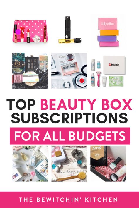 The best beauty subscription boxes for every budget. From $10 beauty boxes and subscription boxes for nails to bigger ones like Fab Fit Fun! These are so much fun and I love trying all the new makeup that comes with it. #subscriptionboxes #makeup Beauty Subscription Boxes, Makeup Subscription Boxes, Fab Fit Fun, Monthly Box, Beauty Box Subscriptions, Box Tops, Beauty Diy, Best Beauty Tips, New Makeup
