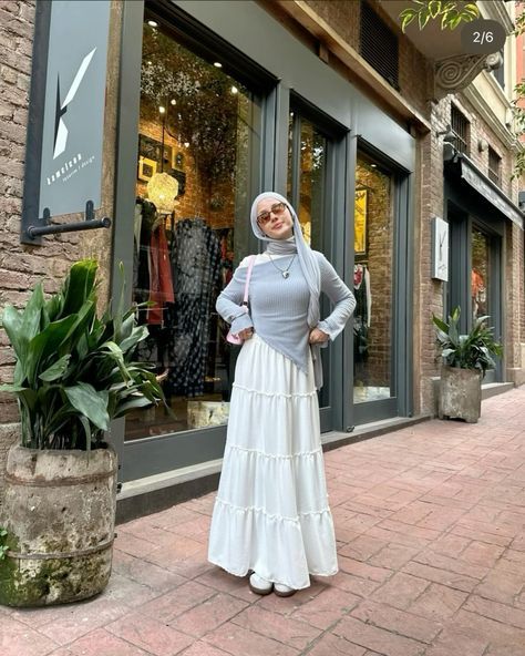 Satin Skirt Modest Outfit, Hijab Fashion With Skirt, Skirt Summer Outfits Hijab, Cute Outfit With Long Skirt, Islamic Modest Outfits, Hijabi Girl Summer Outfits, Modest Summer Hijabi Outfits, With Love Leena Outfit, Summer Full Sleeve Outfits