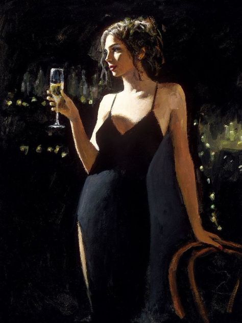 Women Drinking Wine, Hedda Gabler, Arte Pulp, Fabian Perez, Foto Glamour, Devine Feminine, Wine Painting, Yennefer Of Vengerberg, Leo Women