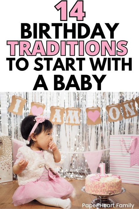 These birthday traditions to start at 1 are the perfect way to start making memories! These are the perfect first birthday ideas that will give you ALL the feels. Birthday Memories Ideas, Traditions To Start On 1st Birthday, First Birthday Essentials, First Birthday Wake Up Mornings, Birthday Photo Tradition, First Birthday Special Ideas, First Birthday Must Do, Toddler Birthday Traditions, Sentimental First Birthday Gifts