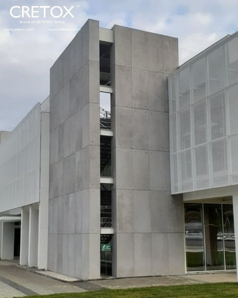 Glass And Concrete Facade, Concrete High Rise Building, Concrete Sheet Wall, Concrete Panels Facade, Concrete Building Facade, Cement Board Facade, Concrete Masonry Unit Architecture, Precast Concrete Facade Architecture, Exterior Concrete Wall Finishes