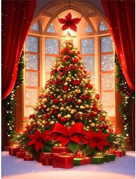 Cozy Christmas Tree Aesthetic, Merry Christmas Images Wallpaper, Christmas Tree Images, Wallpaper For Kids, Wallpaper For Walls, Merry Christmas Pictures, Christmas Scenery, Christmas Phone Wallpaper, Merry Christmas Images